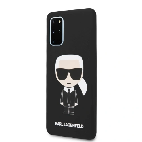 Kup Etui Karl Lagerfeld KLHCS67SLFKBK Samsung Galaxy S20+ Plus G985 hardcase czarny/black Silicone Iconic - KLD270BLK - {ean13} - Sklep Home Screen