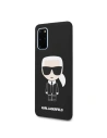 Kup Etui Karl Lagerfeld KLHCS67SLFKBK Samsung Galaxy S20+ Plus G985 hardcase czarny/black Silicone Iconic - KLD270BLK - {ean13} - Sklep Home Screen