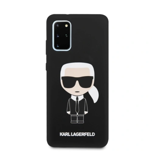 Kup Etui Karl Lagerfeld KLHCS67SLFKBK Samsung Galaxy S20+ Plus G985 hardcase czarny/black Silicone Iconic - KLD270BLK - {ean13} - Sklep Home Screen