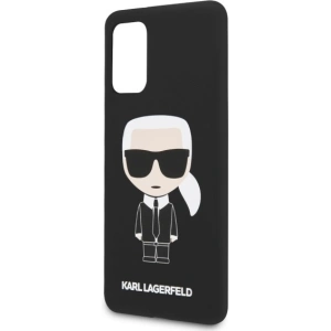 Kup Etui Karl Lagerfeld KLHCS67SLFKBK Samsung Galaxy S20+ Plus G985 hardcase czarny/black Silicone Iconic - KLD270BLK - {ean13} - Sklep Home Screen