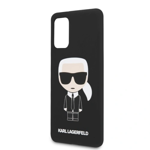 Kup Etui Karl Lagerfeld KLHCS67SLFKBK Samsung Galaxy S20+ Plus G985 hardcase czarny/black Silicone Iconic - KLD270BLK - {ean13} - Sklep Home Screen