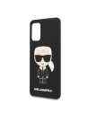 Kup Etui Karl Lagerfeld KLHCS67SLFKBK Samsung Galaxy S20+ Plus G985 hardcase czarny/black Silicone Iconic - KLD270BLK - {ean13} - Sklep Home Screen