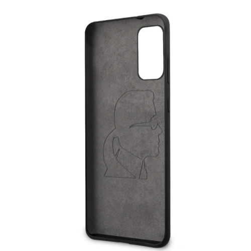 Kup Etui Karl Lagerfeld KLHCS67SLFKBK Samsung Galaxy S20+ Plus G985 hardcase czarny/black Silicone Iconic - KLD270BLK - {ean13} - Sklep Home Screen