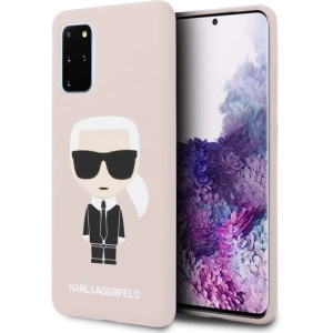 Kup Etui Karl Lagerfeld KLHCS67SLFKPI Samsung Galaxy S20+ Plus G985 hardcase jasnoróżowy/light pink Silicone Iconic - KLD271PNK - {ean13} - Sklep Home Screen