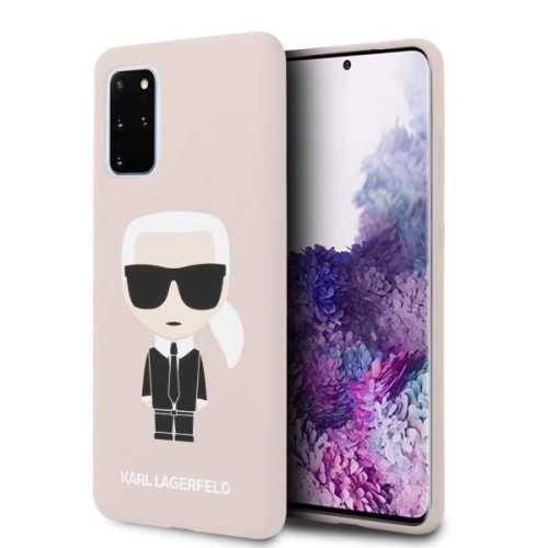 Kup Karl Lagerfeld Samsung Tasche KLHCS67SLFKPI Galaxy S20+ Plus G985 Hartschale hellrosa/hellrosa Silikon Iconic - KLD271PNK - {ean13} - Sklep Home Screen