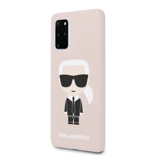 Kup Etui Karl Lagerfeld KLHCS67SLFKPI Samsung Galaxy S20+ Plus G985 hardcase jasnoróżowy/light pink Silicone Iconic - KLD271PNK - {ean13} - Sklep Home Screen