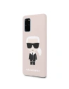 Kup Etui Karl Lagerfeld KLHCS67SLFKPI Samsung Galaxy S20+ Plus G985 hardcase jasnoróżowy/light pink Silicone Iconic - KLD271PNK - {ean13} - Sklep Home Screen