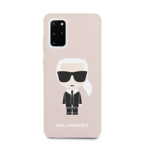 Kup Etui Karl Lagerfeld KLHCS67SLFKPI Samsung Galaxy S20+ Plus G985 hardcase jasnoróżowy/light pink Silicone Iconic - KLD271PNK - {ean13} - Sklep Home Screen