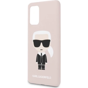 Kup Etui Karl Lagerfeld KLHCS67SLFKPI Samsung Galaxy S20+ Plus G985 hardcase jasnoróżowy/light pink Silicone Iconic - KLD271PNK - {ean13} - Sklep Home Screen