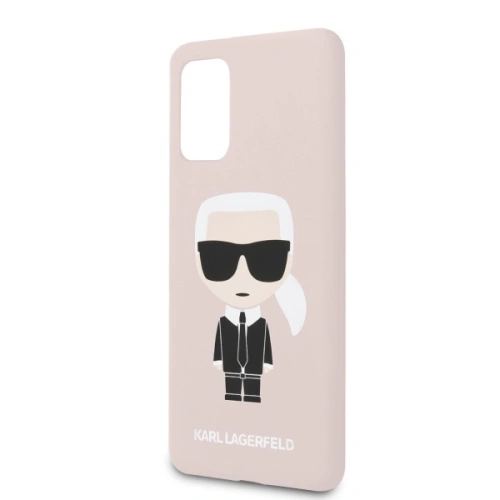 Kup Etui Karl Lagerfeld KLHCS67SLFKPI Samsung Galaxy S20+ Plus G985 hardcase jasnoróżowy/light pink Silicone Iconic - KLD271PNK - {ean13} - Sklep Home Screen