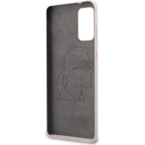 Kup Etui Karl Lagerfeld KLHCS67SLFKPI Samsung Galaxy S20+ Plus G985 hardcase jasnoróżowy/light pink Silicone Iconic - KLD271PNK - {ean13} - Sklep Home Screen