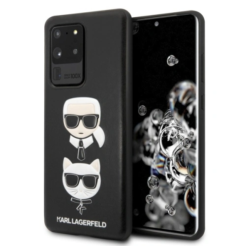 Kup Karl Lagerfeld Samsung Tasche KLHCS69KICKC Galaxy S20 Ultra G988 Hartschalenkoffer schwarz/schwarz Karl & Choupette - KLD272BLK - {ean13} - Sklep Home Screen
