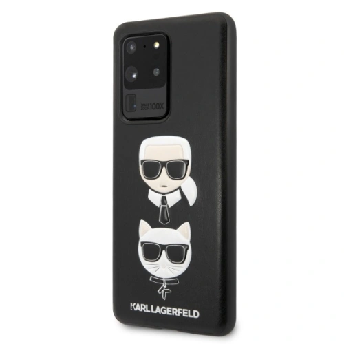 Kup Karl Lagerfeld Samsung Tasche KLHCS69KICKC Galaxy S20 Ultra G988 Hartschalenkoffer schwarz/schwarz Karl & Choupette - KLD272BLK - {ean13} - Sklep Home Screen