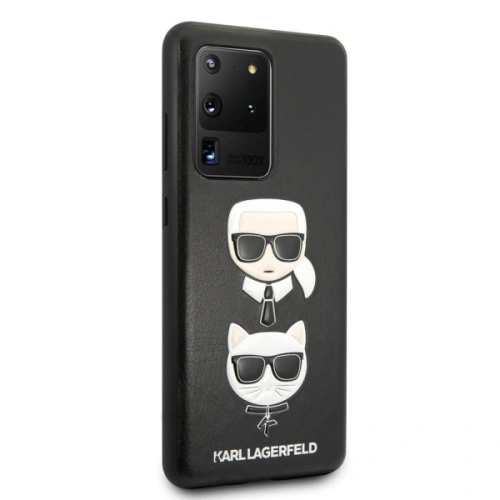 Kup Karl Lagerfeld Samsung Tasche KLHCS69KICKC Galaxy S20 Ultra G988 Hartschalenkoffer schwarz/schwarz Karl & Choupette - KLD272BLK - {ean13} - Sklep Home Screen