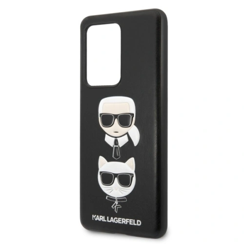 Kup Karl Lagerfeld Samsung Tasche KLHCS69KICKC Galaxy S20 Ultra G988 Hartschalenkoffer schwarz/schwarz Karl & Choupette - KLD272BLK - {ean13} - Sklep Home Screen
