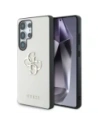 Guess Grained Big 4G Logo Small Classic Logo Samsung Galaxy S25 Ultra bej