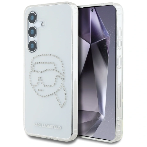 Buy Karl Lagerfeld Rhinestones Karl Head Logo Samsung Galaxy S25 clear - KLD21914 - {ean13} - Home Screen Store Europe