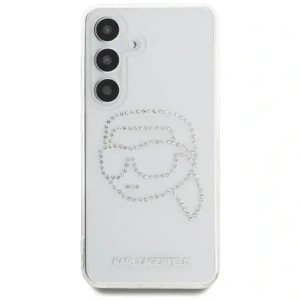 Kup Karl Lagerfeld Logo cu cap de Karl din strasuri Samsung Galaxy S25 transparent - KLD21914 - {ean13} - Sklep Home Screen