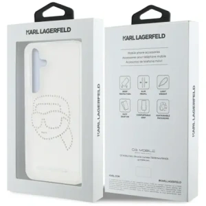 Kup Karl Lagerfeld Logo cu cap de Karl din strasuri Samsung Galaxy S25 transparent - KLD21914 - {ean13} - Sklep Home Screen