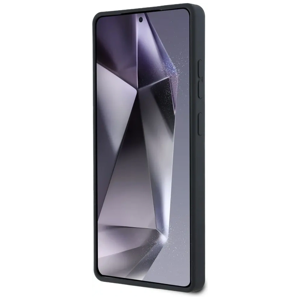 Etui Karl Lagerfeld Silicone Double Heads And Circle MagSafe do Samsung Galaxy S25 Ultra czarny