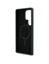 Etui Karl Lagerfeld Silicone Double Heads And Circle MagSafe do Samsung Galaxy S25 Ultra czarny