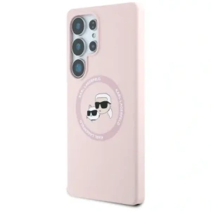 Buy Karl Lagerfeld Silicone Double Heads And Circle MagSafe Samsung Galaxy S25 Ultra pink - KLD21917 - {ean13} - Home Screen Store Europe