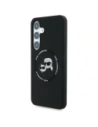 Kup Etui Karl Lagerfeld Silicone Double Heads And Circle MagSafe do Samsung Galaxy S25+ Plus czarny - KLD21918 - {ean13} - Sklep Home Screen