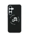 Kup Etui Karl Lagerfeld Silicone Double Heads And Circle MagSafe do Samsung Galaxy S25+ Plus czarny - KLD21918 - {ean13} - Sklep Home Screen