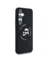 Kup Karl Lagerfeld Silikon Doppelköpfe und Kreis MagSafe Samsung Galaxy S25+ Plus schwarz - KLD21918 - {ean13} - Sklep Home Screen