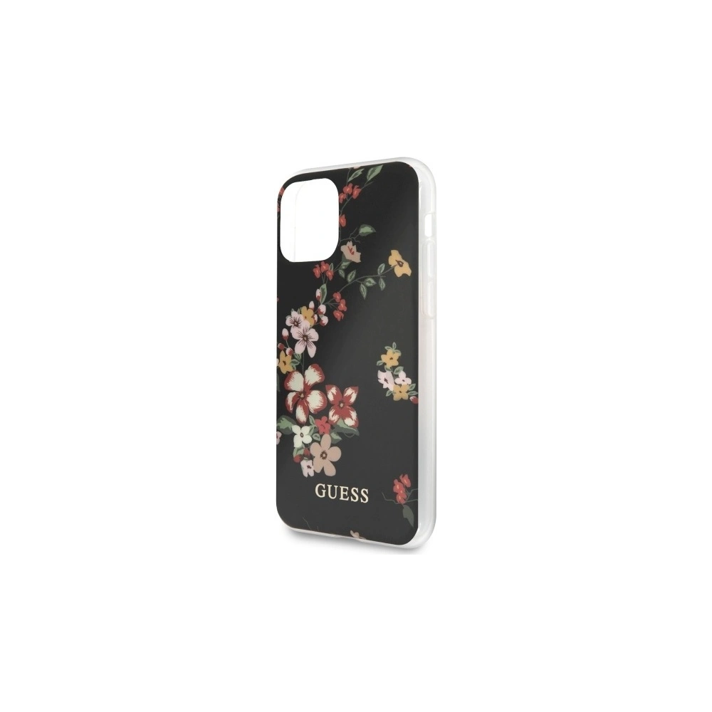 Etui Guess GUHCN61IMLFL04 Apple iPhone 11 czarny/black N°4 Flower Collection