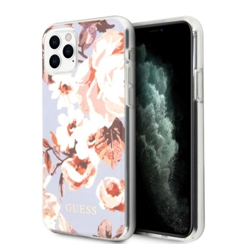 Kup Etui Guess GUHCN65IMLFL02 Apple iPhone 11 Pro Max lila/lilac N°2 Flower Collection - GUE478LIL - {ean13} - Sklep Home Screen