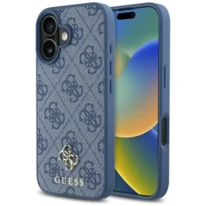 Kup Etui Guess HC PU 4G Small 4G a Classic pro Apple iPhone 16 MagSafe modré - GUE4325 - {ean13} - Sklep Home Screen