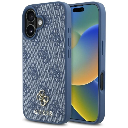 Buy Guess HC PU 4G Small 4G and Classic Apple iPhone 16 MagSafe blue - GUE4325 - {ean13} - Home Screen Store Europe