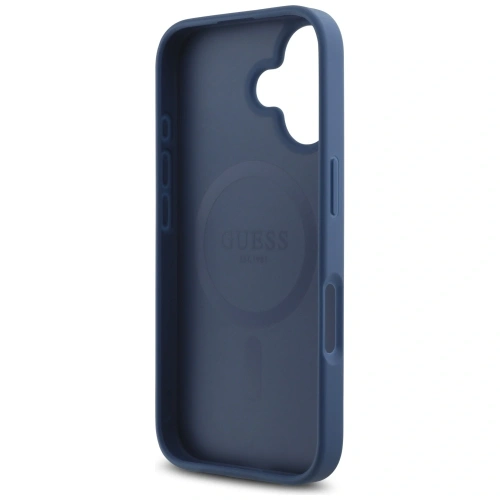 Buy Guess HC PU 4G Small 4G and Classic Apple iPhone 16 MagSafe blue - GUE4325 - {ean13} - Home Screen Store Europe