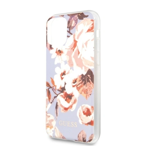Kup Etui Guess GUHCN65IMLFL02 Apple iPhone 11 Pro Max lila/lilac N°2 Flower Collection - GUE478LIL - {ean13} - Sklep Home Screen