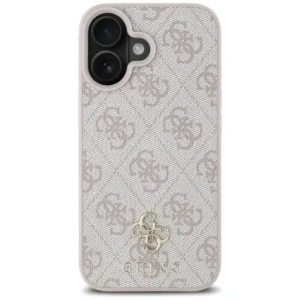 Buy Guess HC PU 4G Small 4G and Classic Apple iPhone 16 MagSafe pink - GUE4326 - {ean13} - Home Screen Store Europe