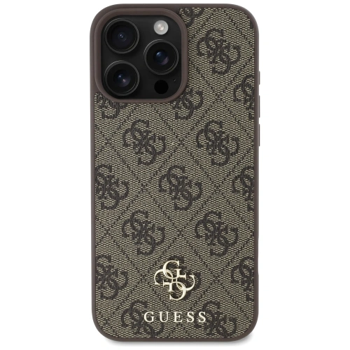 Kup Etui Guess HC PU 4G Small 4G and Classic do Apple iPhone 16 Pro MagSafe brązowy - GUE4327 - {ean13} - Sklep Home Screen