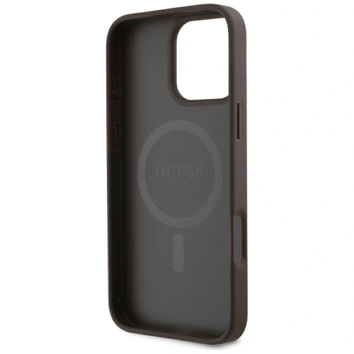 Kup Etui Guess HC PU 4G Small 4G and Classic do Apple iPhone 16 Pro MagSafe brązowy - GUE4327 - {ean13} - Sklep Home Screen