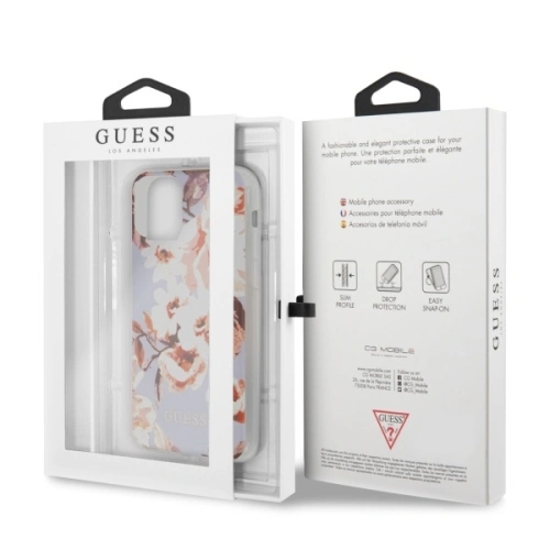 Buy Guess GUHCN65IMLFL02 Apple iPhone 11 Pro Max lilac N°2 Flower Collection - GUE478LIL - {ean13} - Home Screen Store Europe
