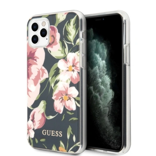 Kup Etui Guess GUHCN65IMLFL03 Apple iPhone 11 Pro Max sötétkék/N°3 Flower Collection - GUE479NAV - {ean13} - Sklep Home Screen