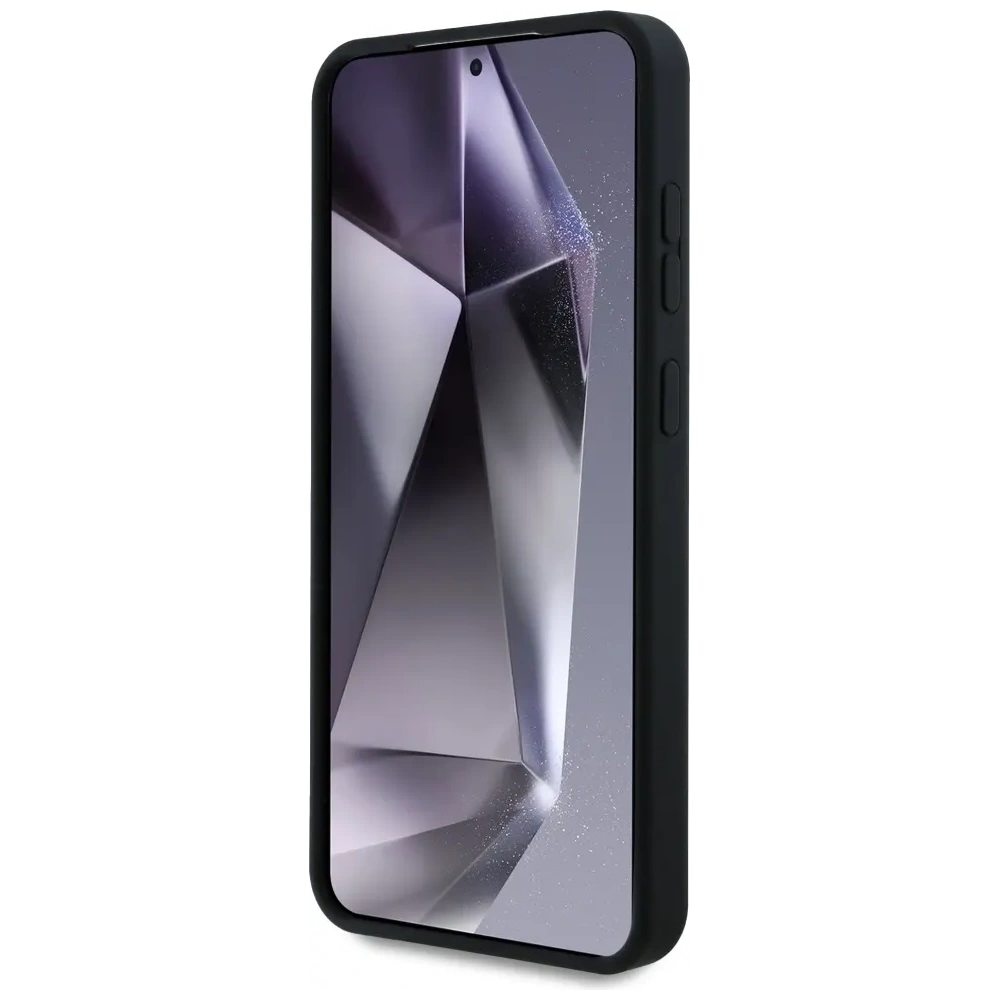 Etui Karl Lagerfeld Silicone Graffiti Ikonik Printed Logo MagSafe do Samsung Galaxy S25 czarny