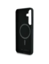 Etui Karl Lagerfeld Silicone Graffiti Ikonik Printed Logo MagSafe do Samsung Galaxy S25 czarny