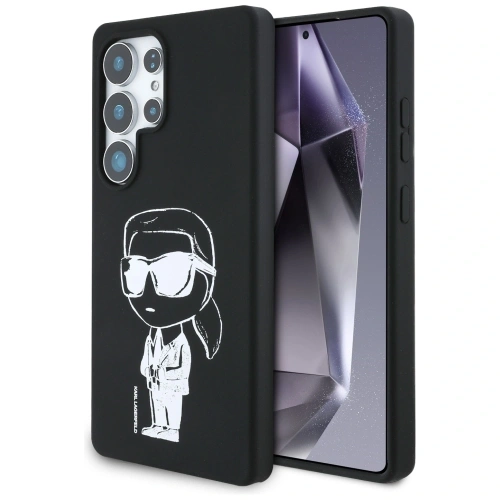 Kup Karl Lagerfeld Silicon Graffiti Ikonik Logo Imprimat MagSafe Samsung Galaxy S25 Ultra negru - KLD21923 - {ean13} - Sklep Home Screen