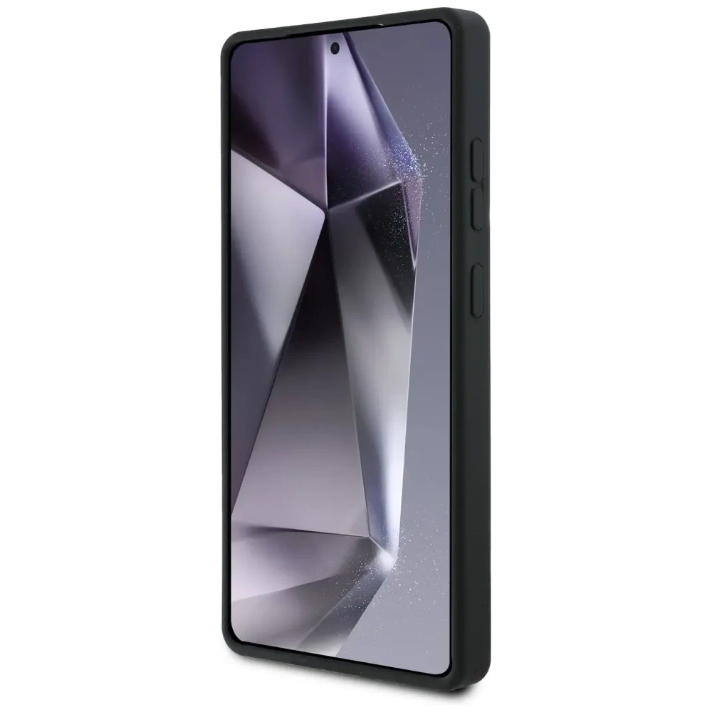 Etui Karl Lagerfeld Silicone Graffiti Ikonik Printed Logo MagSafe do Samsung Galaxy S25 Ultra czarny