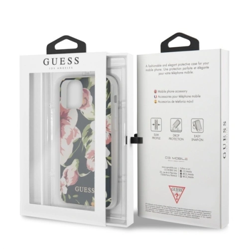 Kup Etui Guess GUHCN65IMLFL03 Apple iPhone 11 Pro Max sötétkék/N°3 Flower Collection - GUE479NAV - {ean13} - Sklep Home Screen