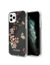 Guess Apple Tasche GUHCN65IMLFL04 iPhone 11 Pro Max schwarz/schwarz N°4 Flower Collection