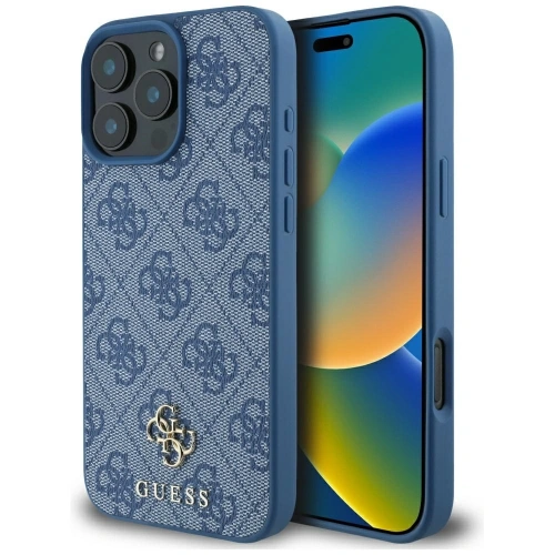 Kup Etui Guess HC PU 4G Small 4G a Classic pro Apple iPhone 16 Pro MagSafe modré - GUE4328 - {ean13} - Sklep Home Screen