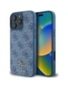 Etui Guess HC PU 4G Small 4G and Classic do Apple iPhone 16 Pro MagSafe niebieski