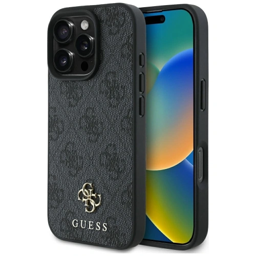 Buy Guess HC PU 4G Small 4G and Classic Apple iPhone 16 Pro Max MagSafe black - GUE4329 - {ean13} - Home Screen Store Europe