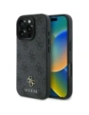 Guess HC PU 4G Kicsi 4G és Klasszikus Apple iPhone 16 Pro Max MagSafe fekete